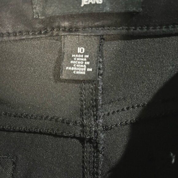 Nine West Black Stretch Skinny Jeans Womens Size 8 Mid Rise Denim Pants - Picture 9 of 9
